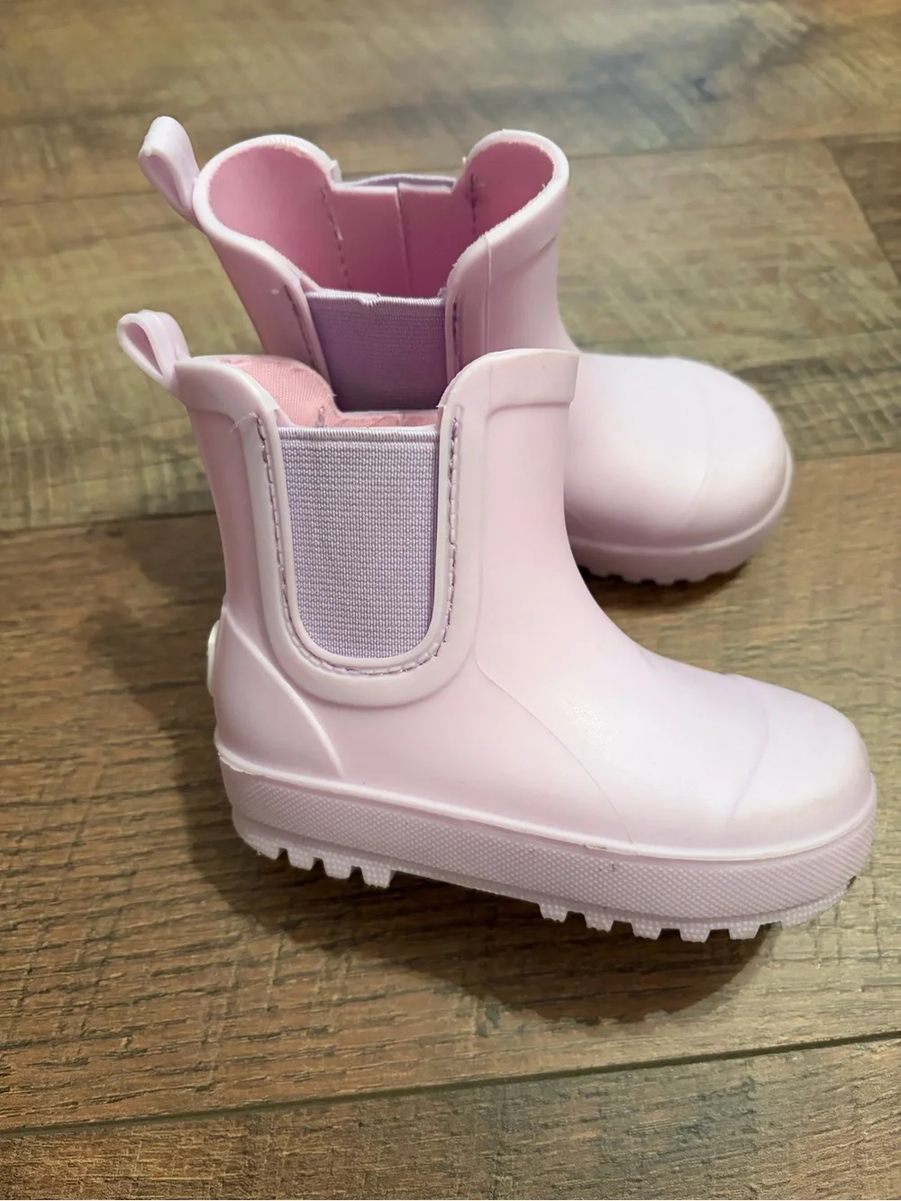 Purple rain boots